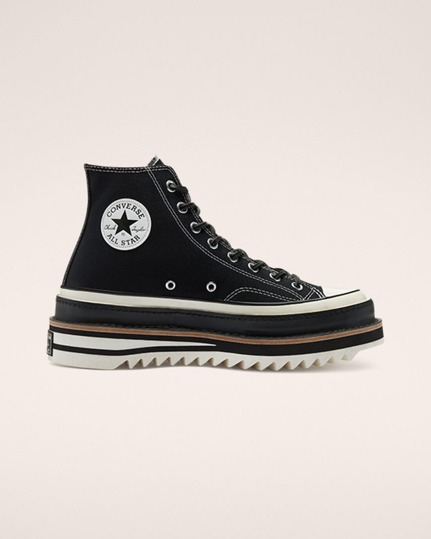 Dámské Boty Vysoké Converse Chuck 70 Trek Černé | CZ BTLG59